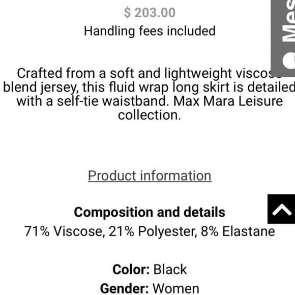 🖤Max Mara,Jersey-Wrap Around Skirt, Leisure,WorkOut of Stock On-Line,EUC, SizeS - Picture 5 of 15